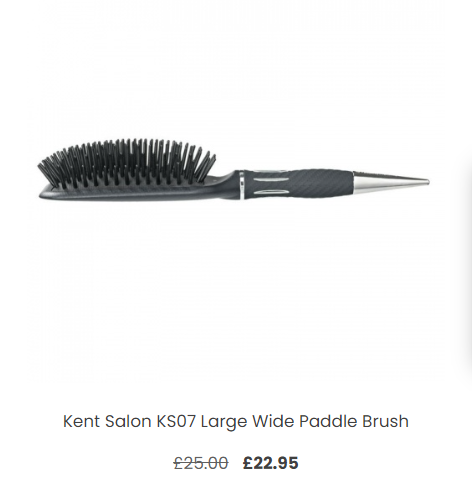 Kent Salon KS07 Large Wide Paddle Brush